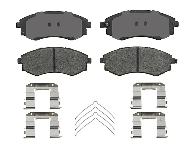 Bremex Ceramic Front Disc Brake Pad Set With Hardware