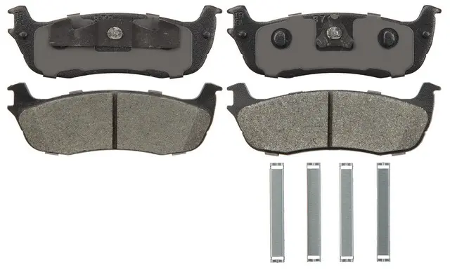 Bremex Ceramic Rear Disc Brake Pad Set With Hardware