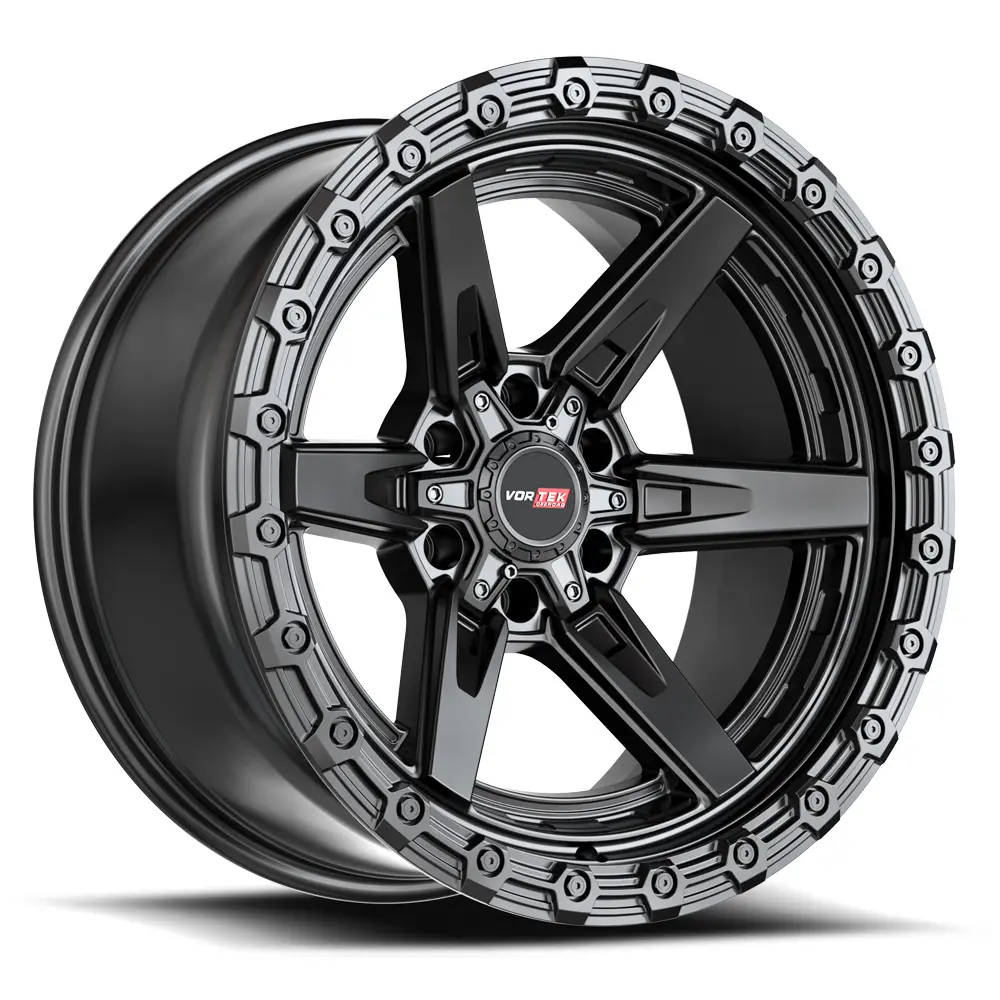 Vortek VRT-602 18X9 6X135 / 6X139.7 ET -12mm Satin Black