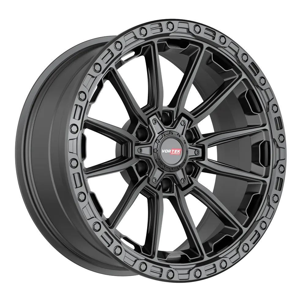 Vortek VRT-601 18X9 6X135 / 6X139.7 ET -12mm Matte Black