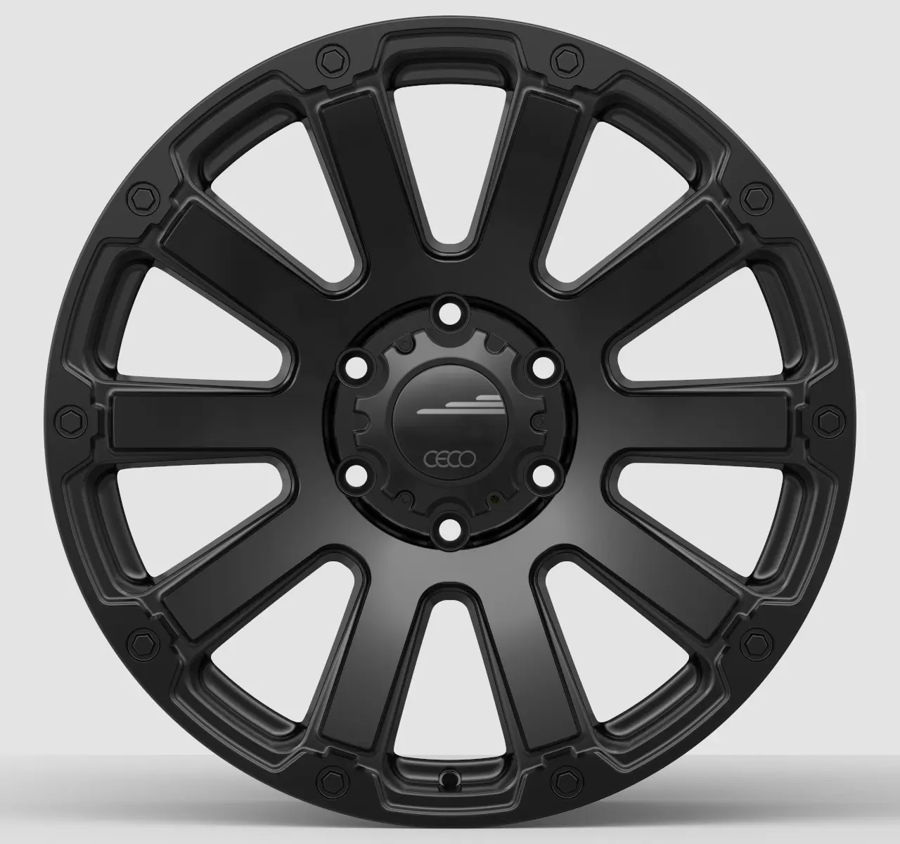 CECO C01T 17X9 5X139.7 ET15mm Gloss Black