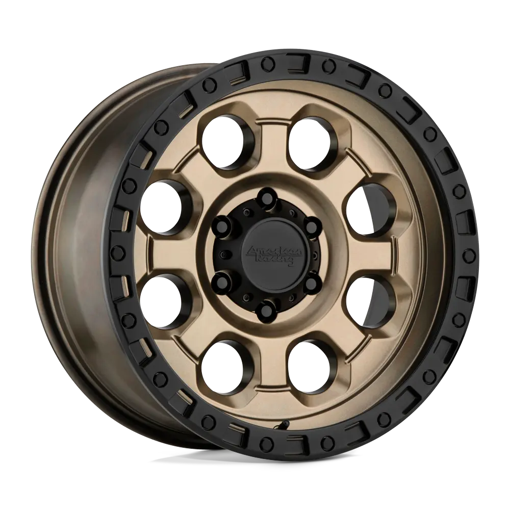 American Racing AR201 18X9 8X170  0mm Matte Bronze Black Lip - image principale du produit