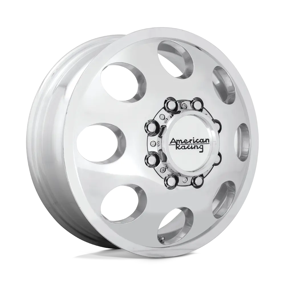 American Racing AR204 Baja Dually 16X6 8X165.1 111mm Polished - Front - main product image