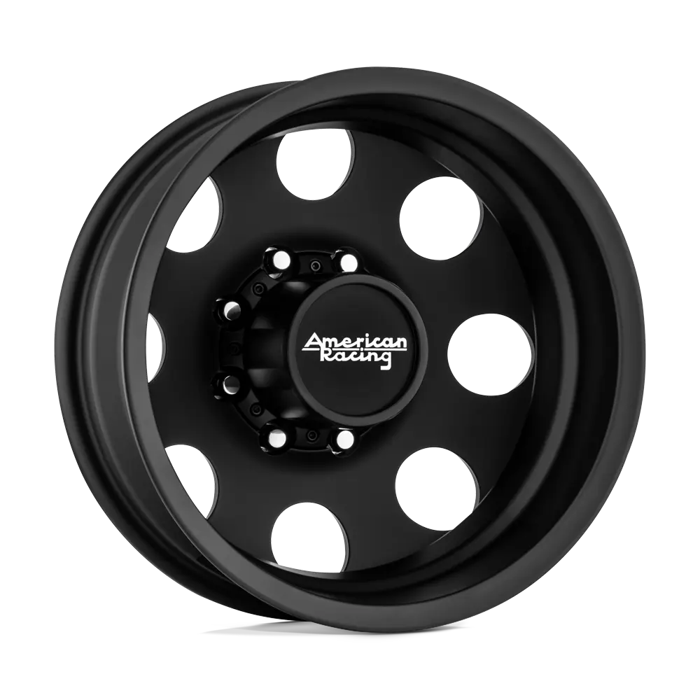 American Racing AR204 Baja Dually 17X6.5 8X200 -140 mm Satin Black - Rear - main product image