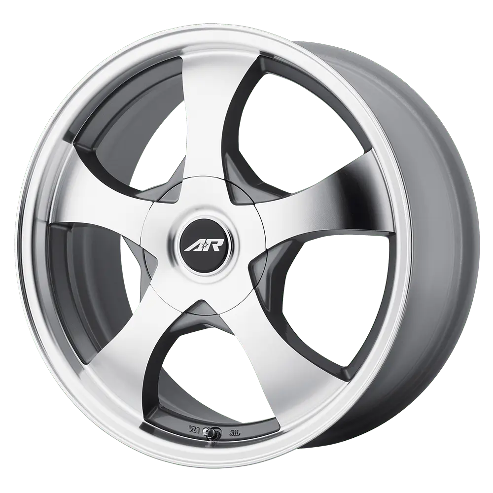 American Racing AR895 14X6 5X100 5X114.3 35mm Dark Silver Machined - image principale du produit