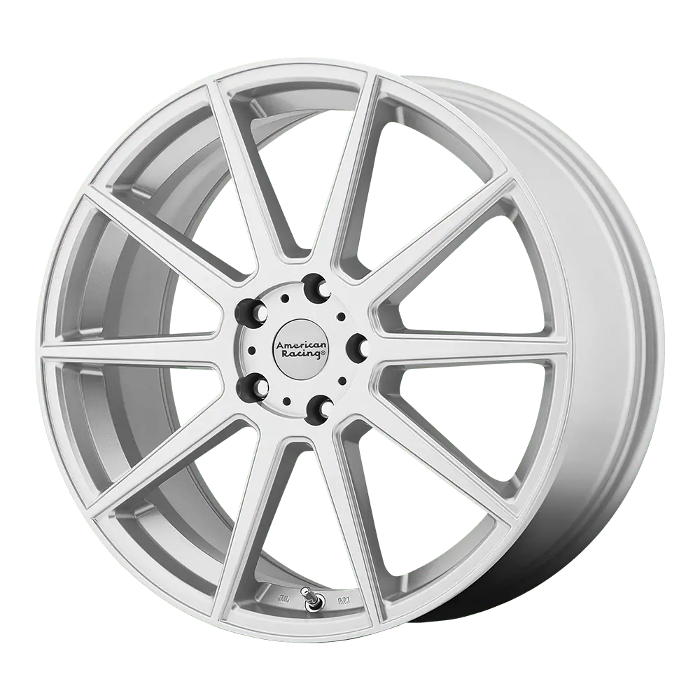 American Racing AR908 18X8 5X114.3  40mm Silver With Machined Face - image principale du produit
