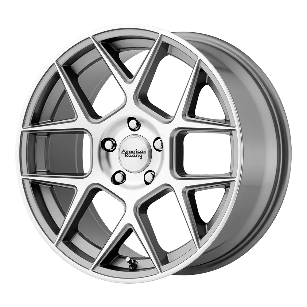 American Racing AR913 Apex 20X8.5 5X114.3  38mm Gun Metal Machined Face - main product image