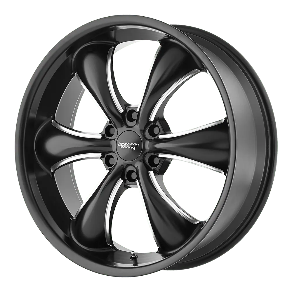 American Racing AR914 TT60 Truck 22X9 6X139.7  15mm Satin Black Milled - main product image