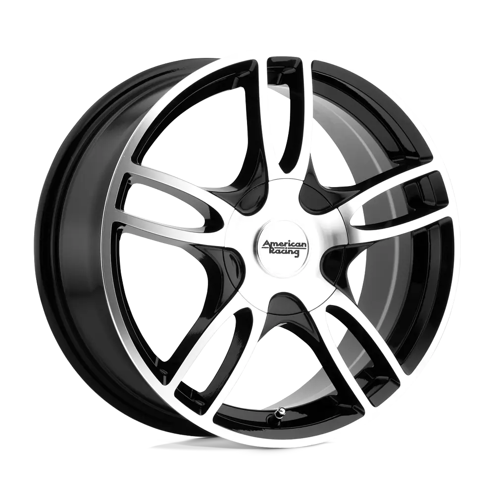American Racing AR919 Estrella 14X6 5X100 5X114.3 35mm Gloss Black Machined - main product image
