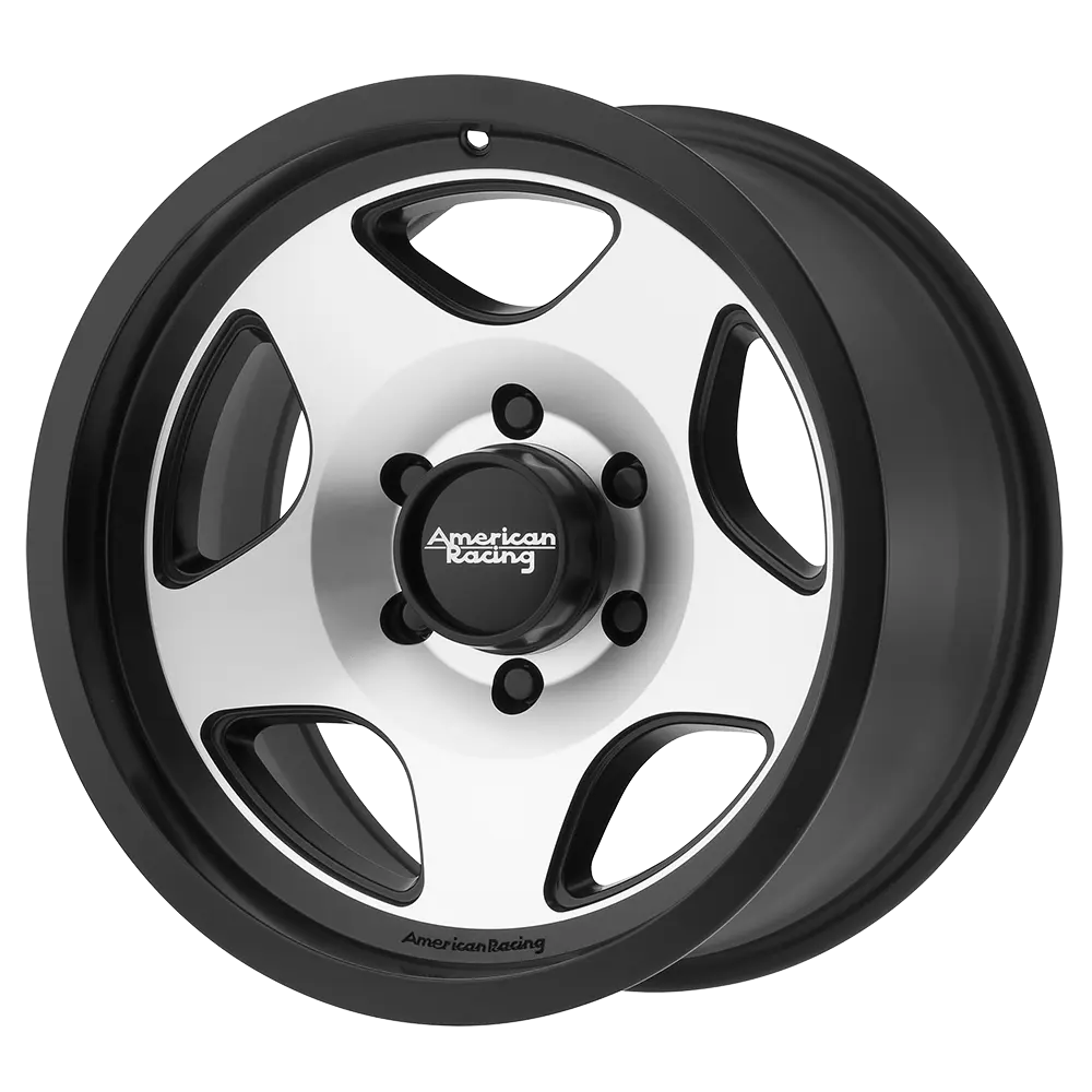 American Racing AR923 Mod 17X8 5X139.7  0mm Satin Black Machined - image principale du produit