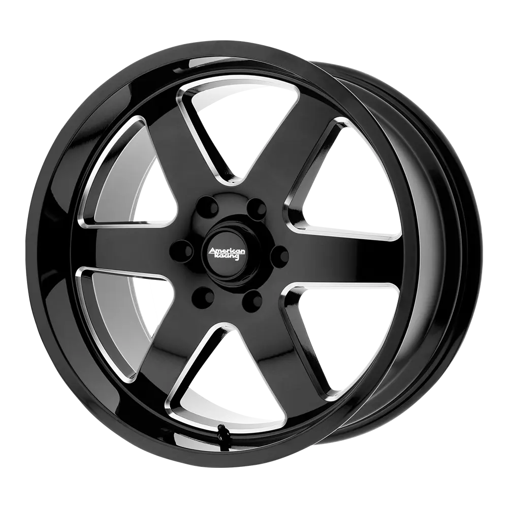 American Racing AR926 Patrol 18X9 8X165.1  12mm Gloss Black Milled - image principale du produit