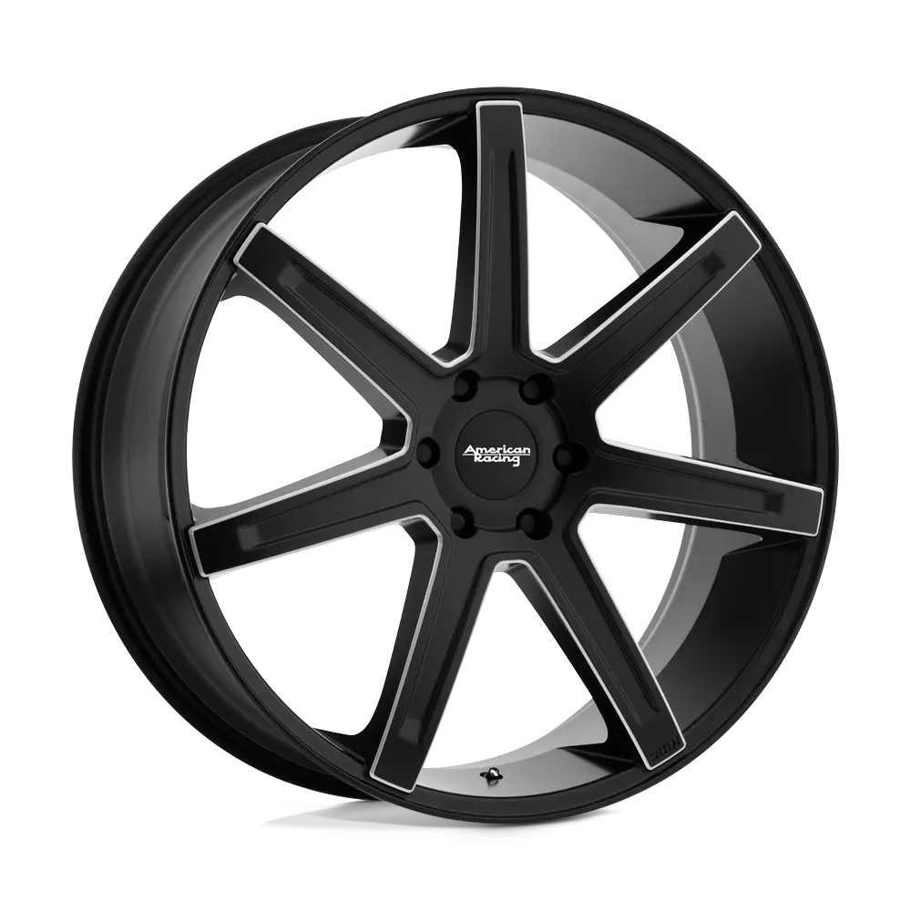 American Racing AR938 Revert 20X9 5X127  35mm Satin Black Milled - image principale du produit