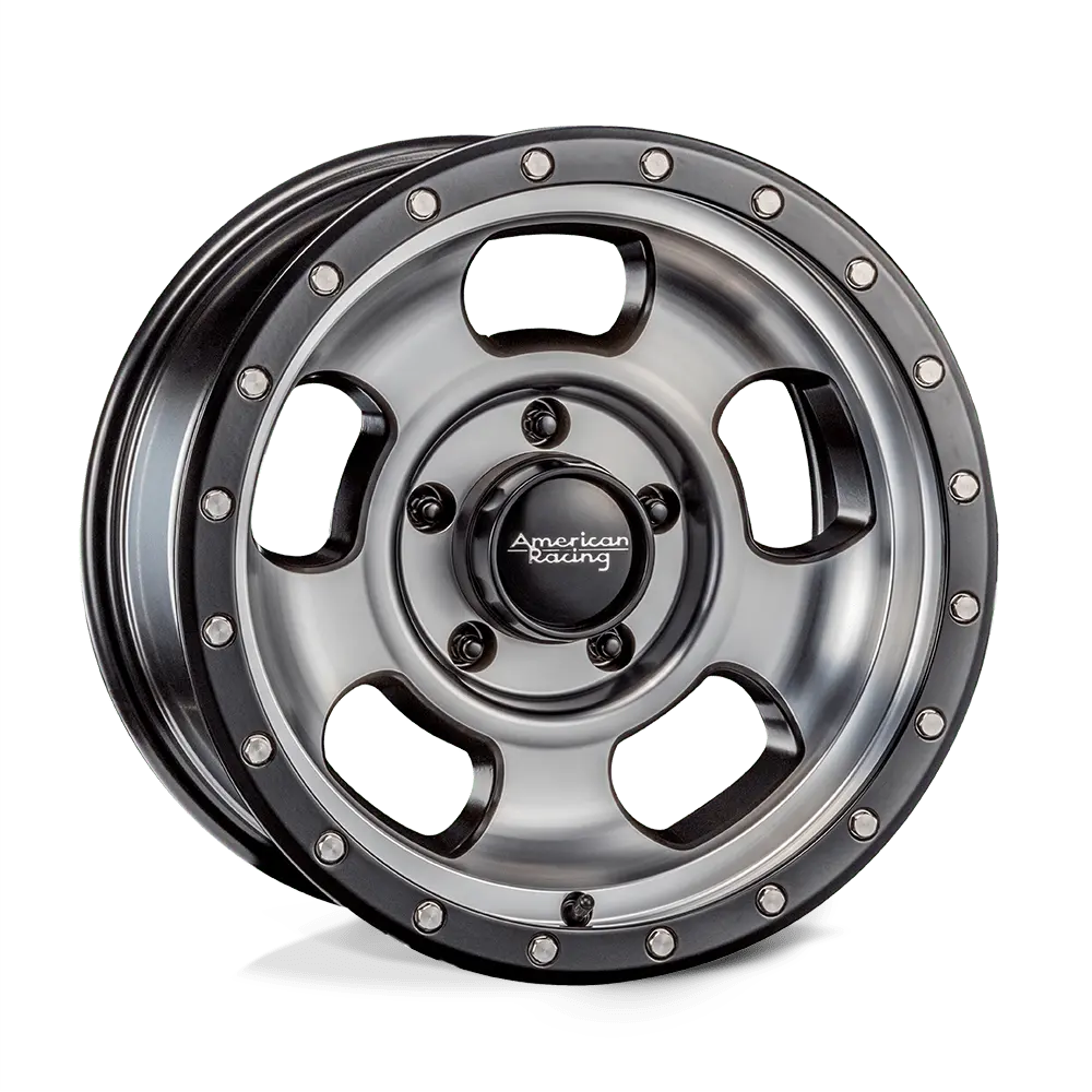 American Racing AR969 Ansen Offroad 18X9 6X135  0mm Satin Black Machined - main product image