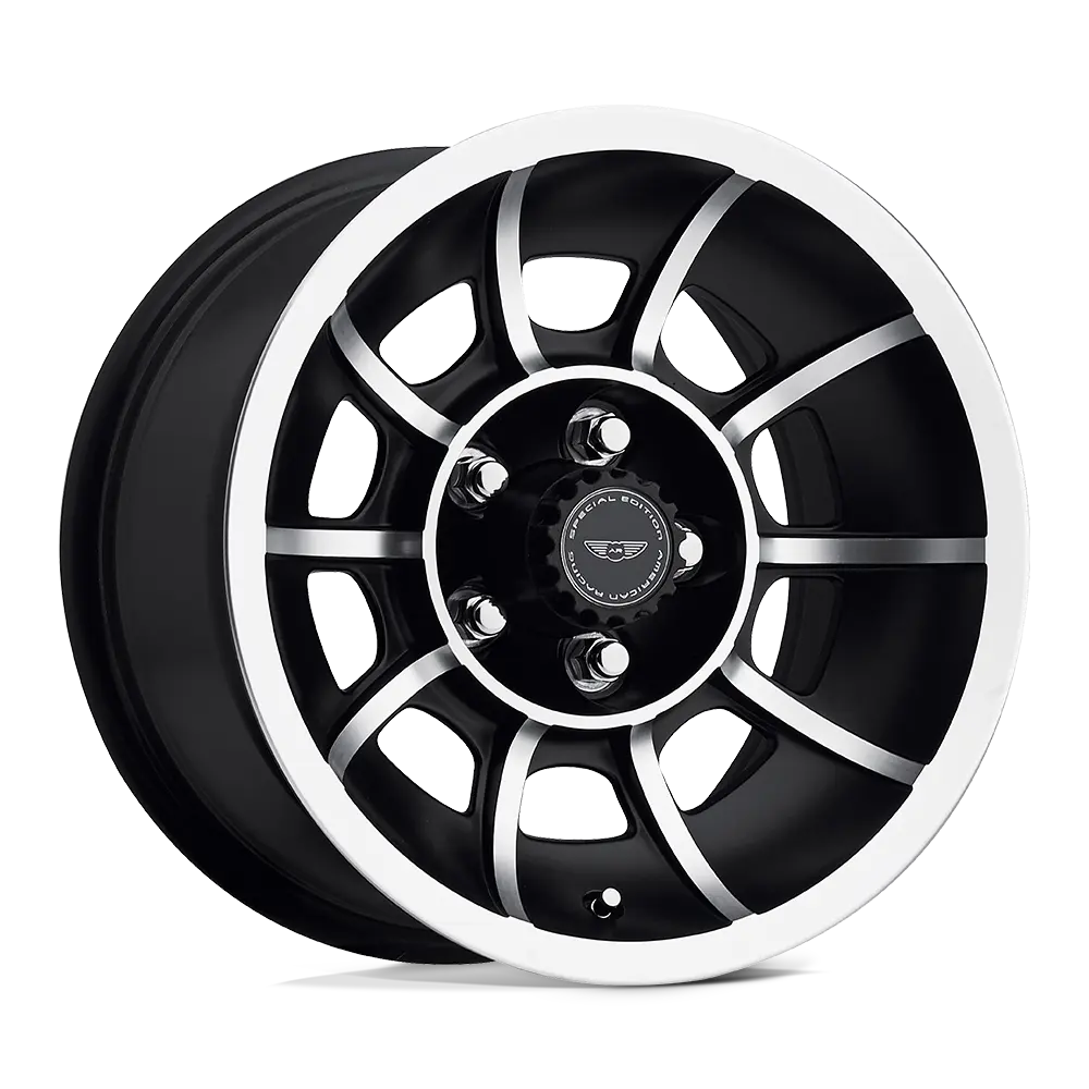 American Racing VN47 Vector 15X8.5 5X114.3  6mm Satin Black Machined - image principale du produit