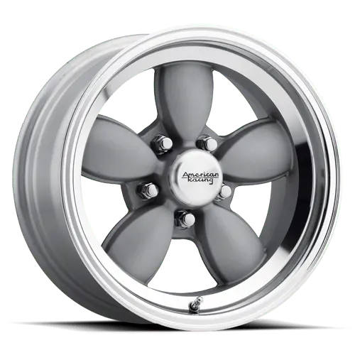 American Racing VN504 17X7 5X114.3  0mm Mag Gray Center With Mirror Lip - main product image