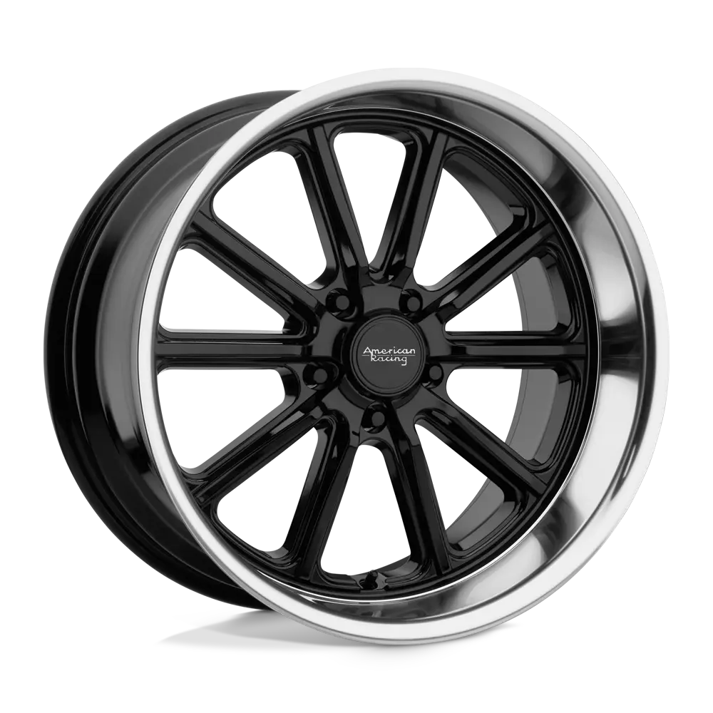 American Racing VN507 Rodder 20X8 5X120.65  0mm Gloss Black Diamond Cut Lip - image principale du produit