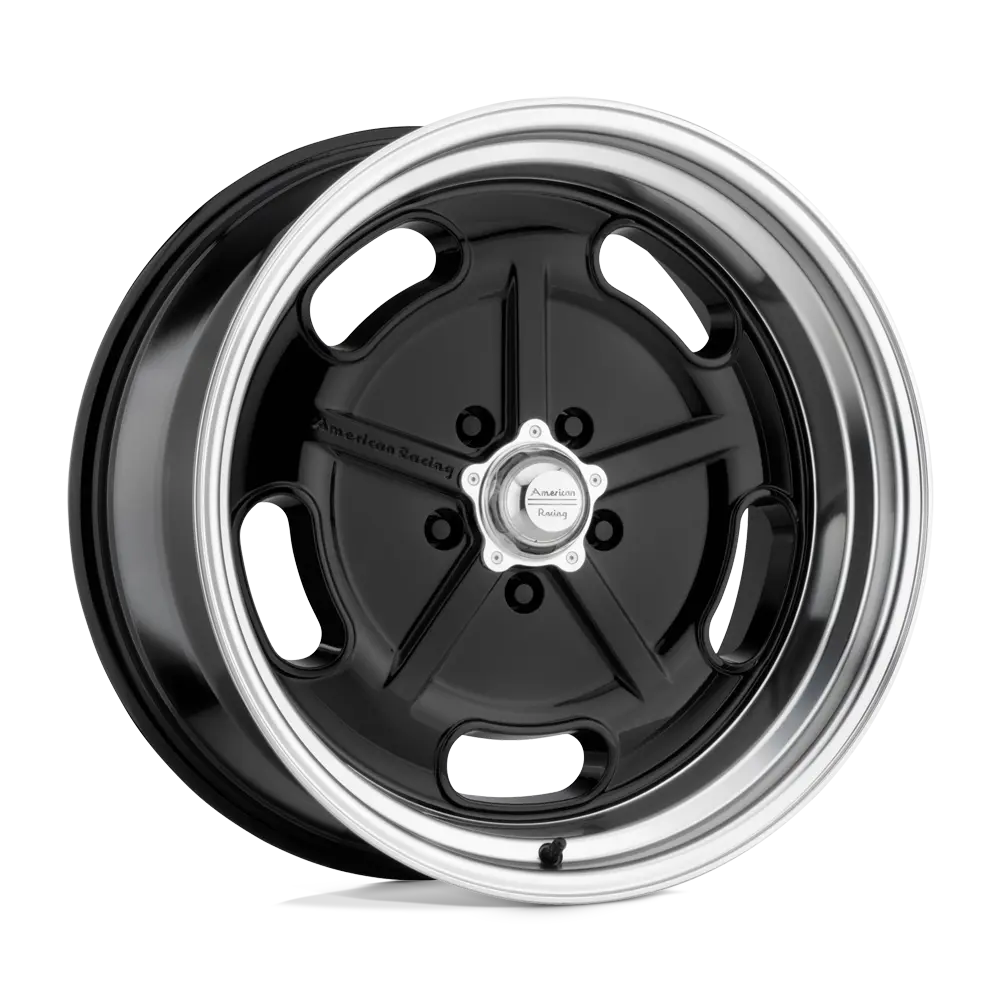American Racing VN511 Salt Flat 22X8.5 5X114.3  0mm Gloss Black Diamond Cut Lip - image principale du produit