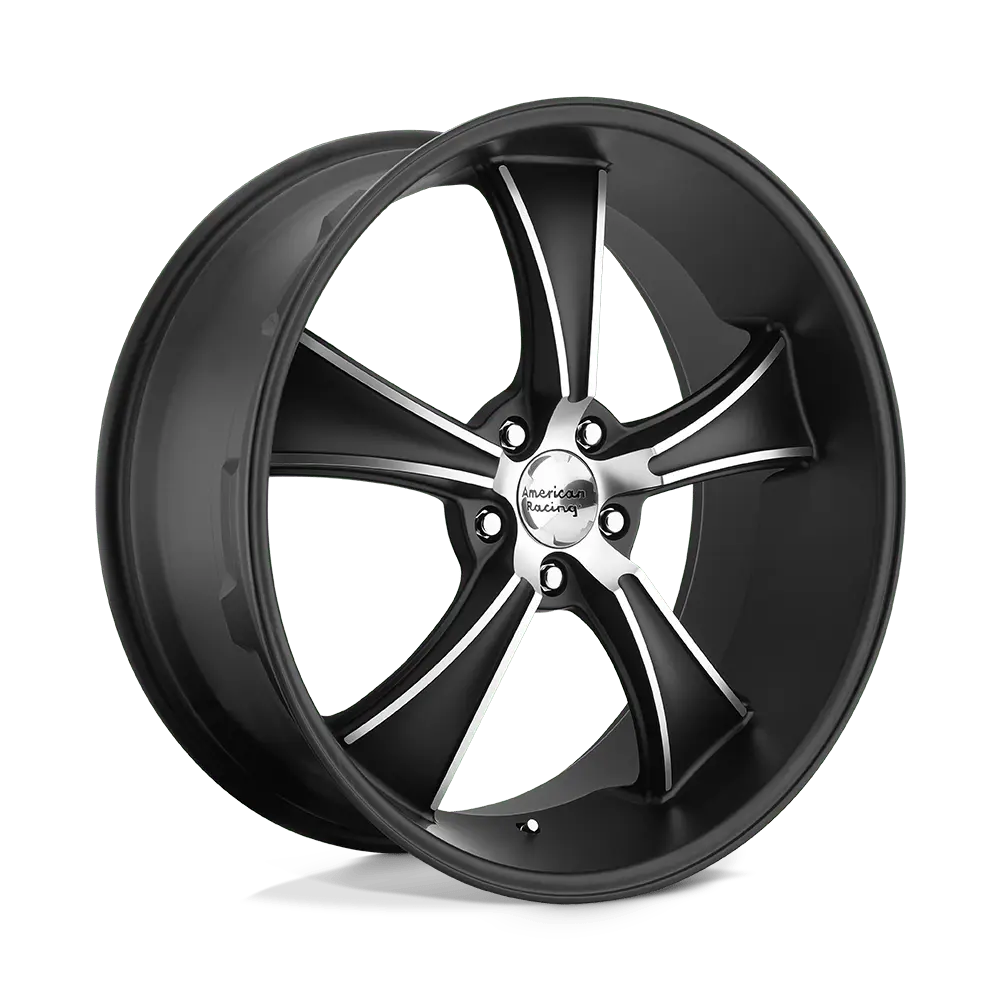 American Racing VN805 Blvd 20X8.5 5X114.3  5mm Satin Black With Machined Face - main product image