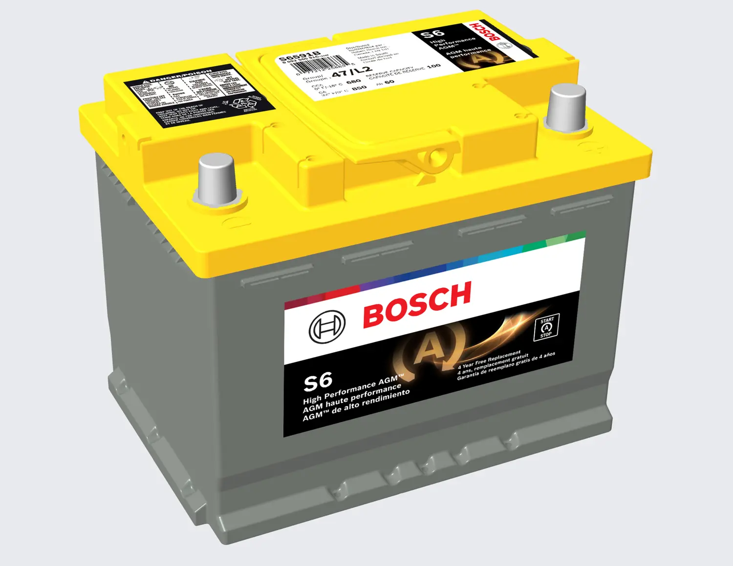 Starter Battery miniature 4