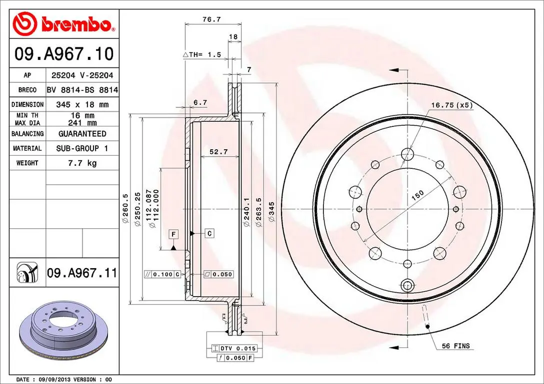 Disc Brake Rotor miniature 3