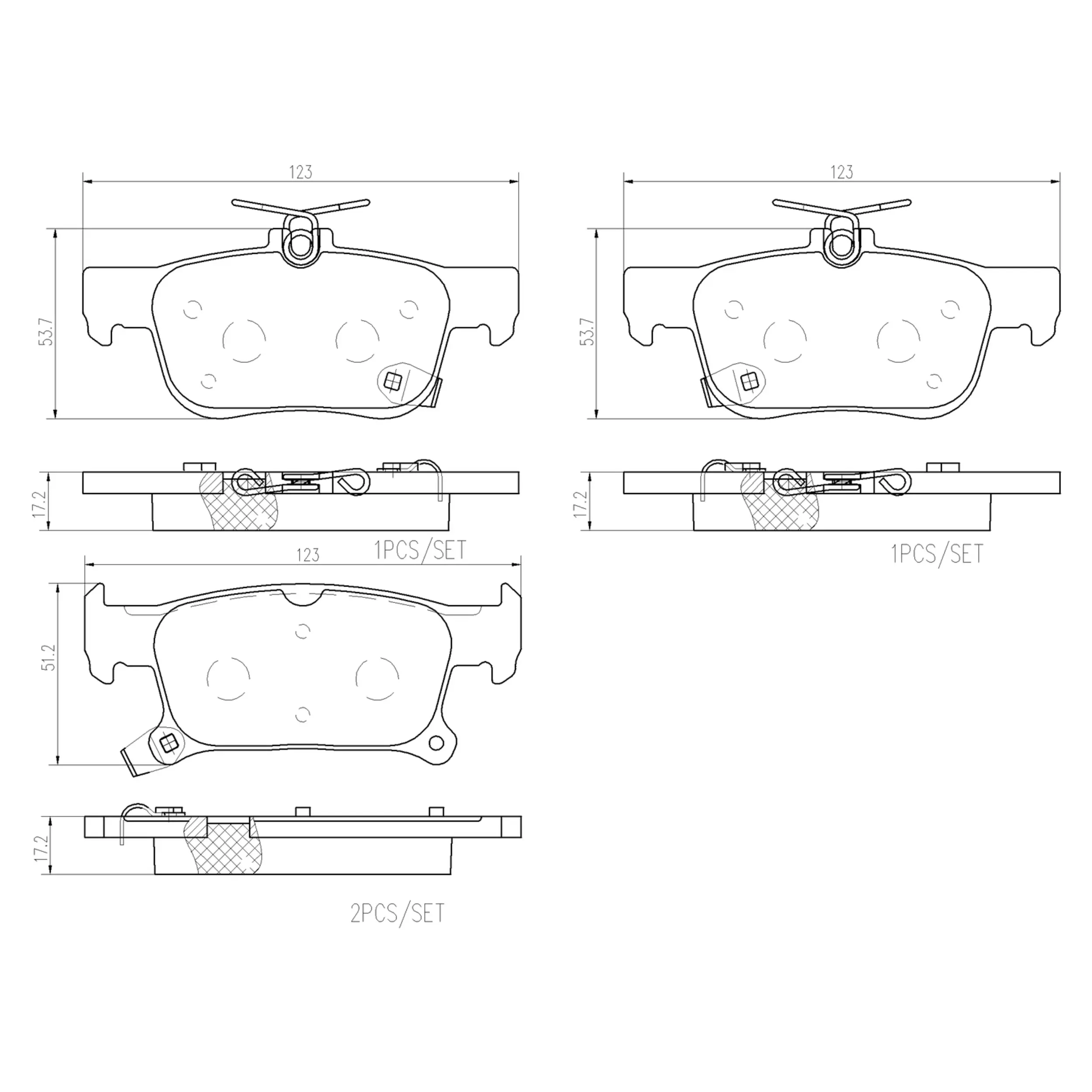 Disc Brake Pad Set miniature 4