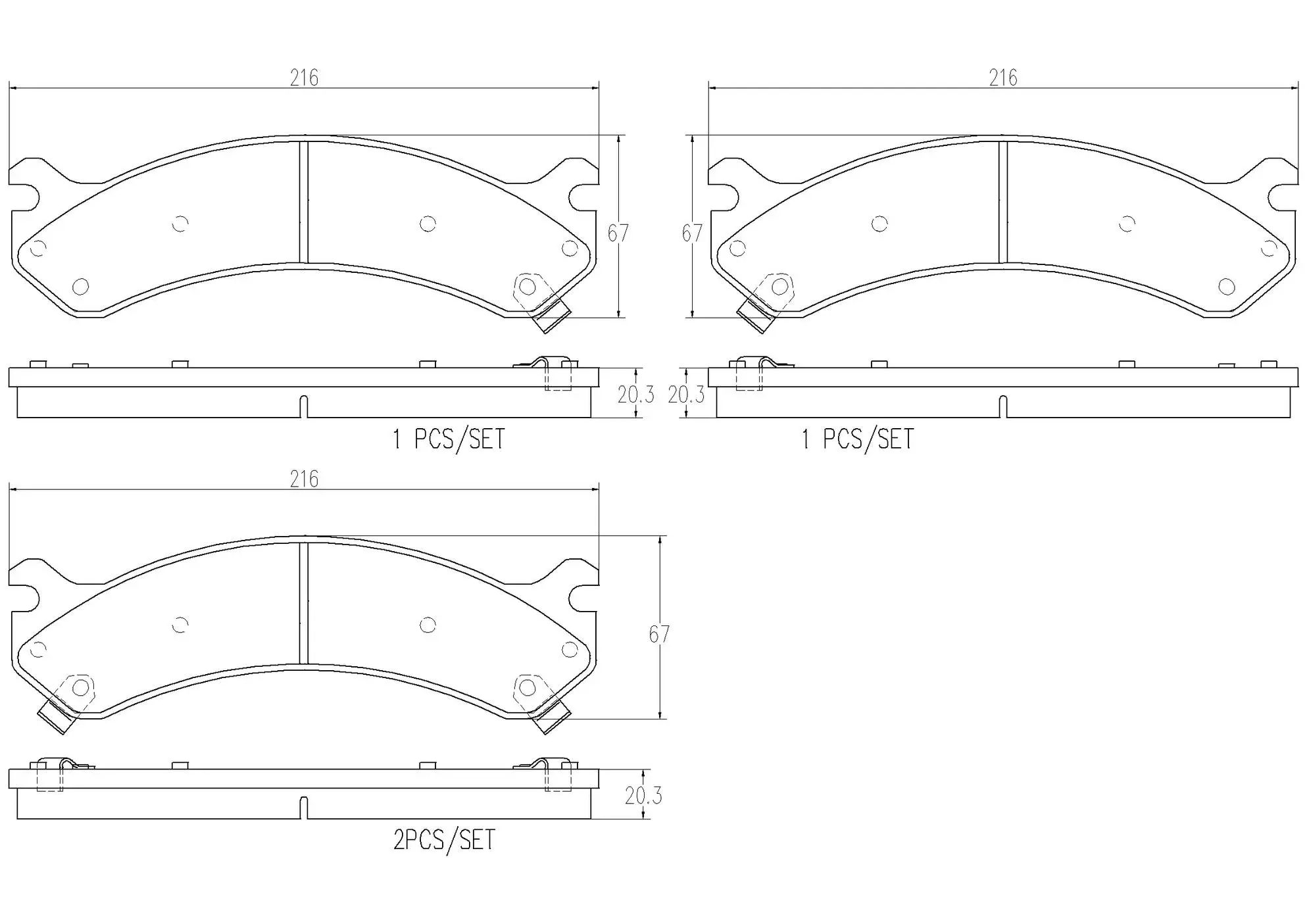 Disc Brake Pad Set miniature 4