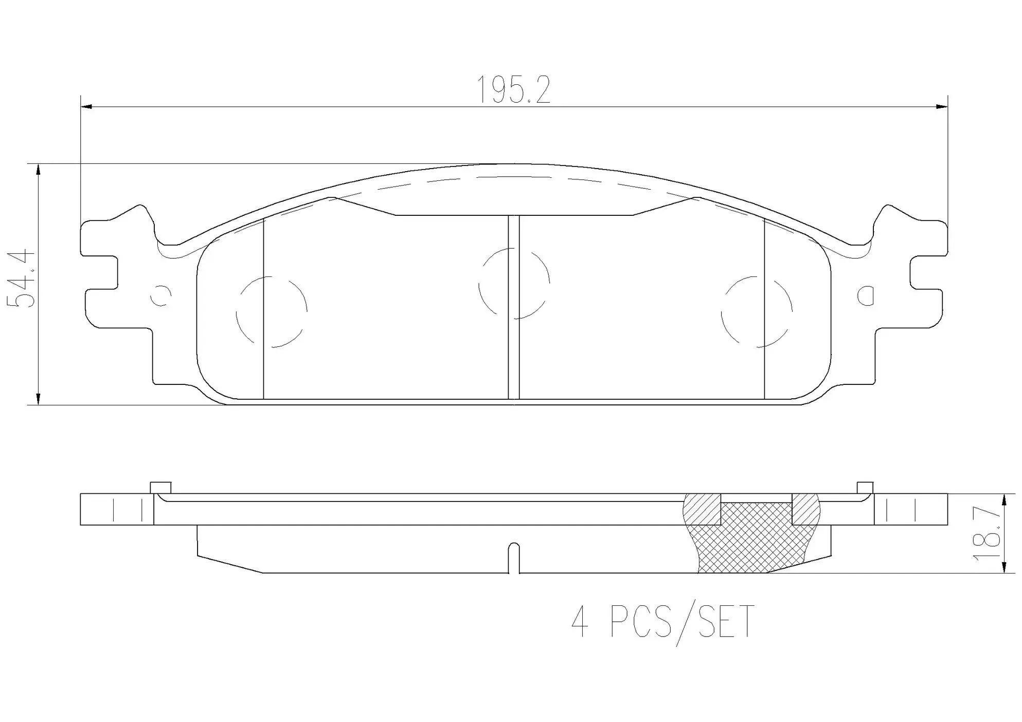 Disc Brake Pad Set miniature 4