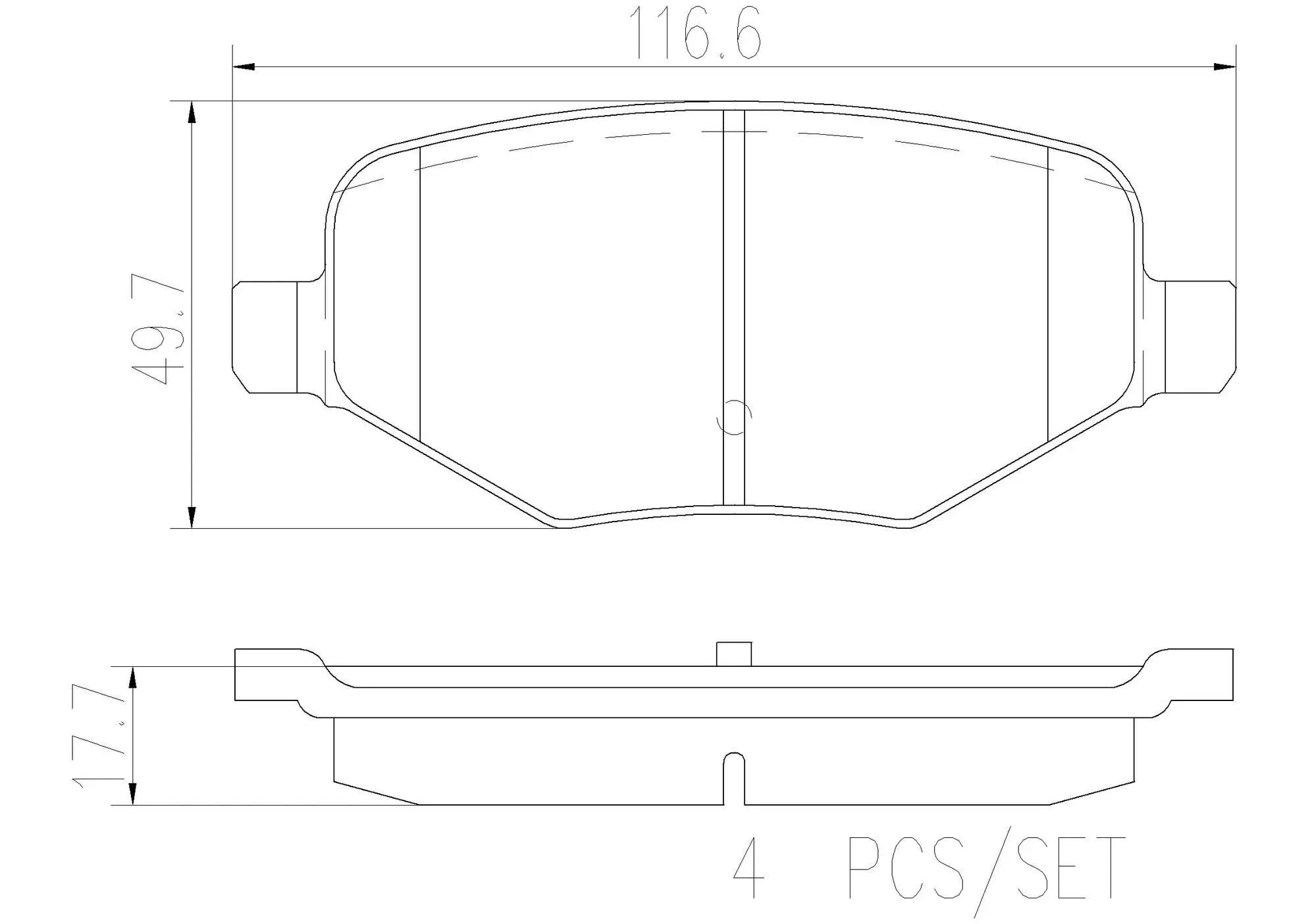 Disc Brake Pad Set miniature 4