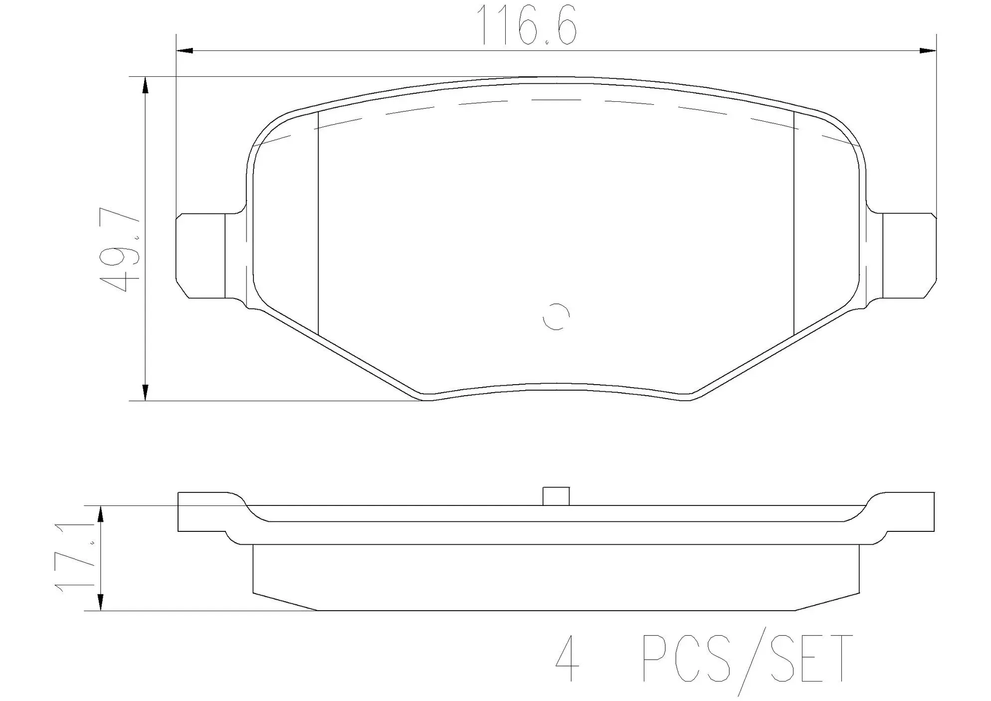 Disc Brake Pad Set miniature 4