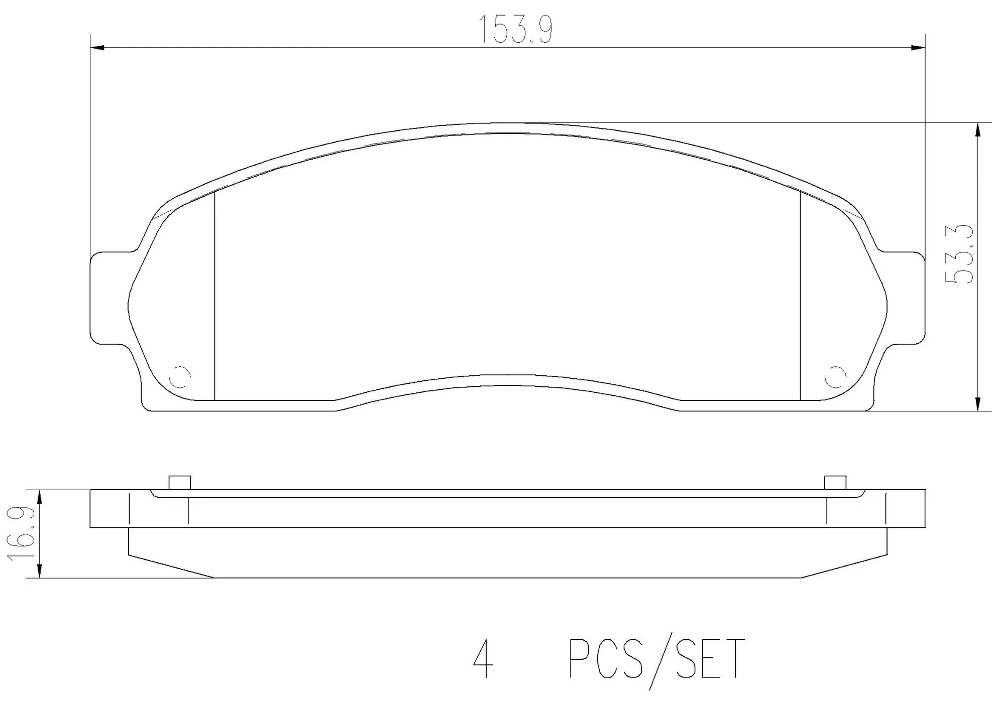 Disc Brake Pad Set miniature 4