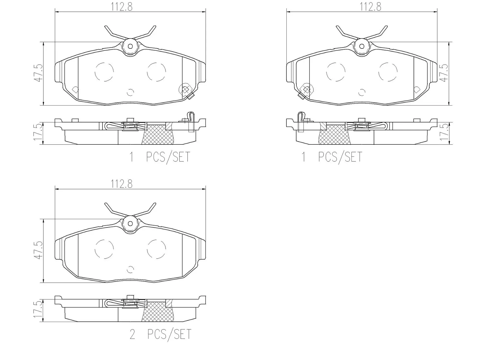 Disc Brake Pad Set thumbnail 4
