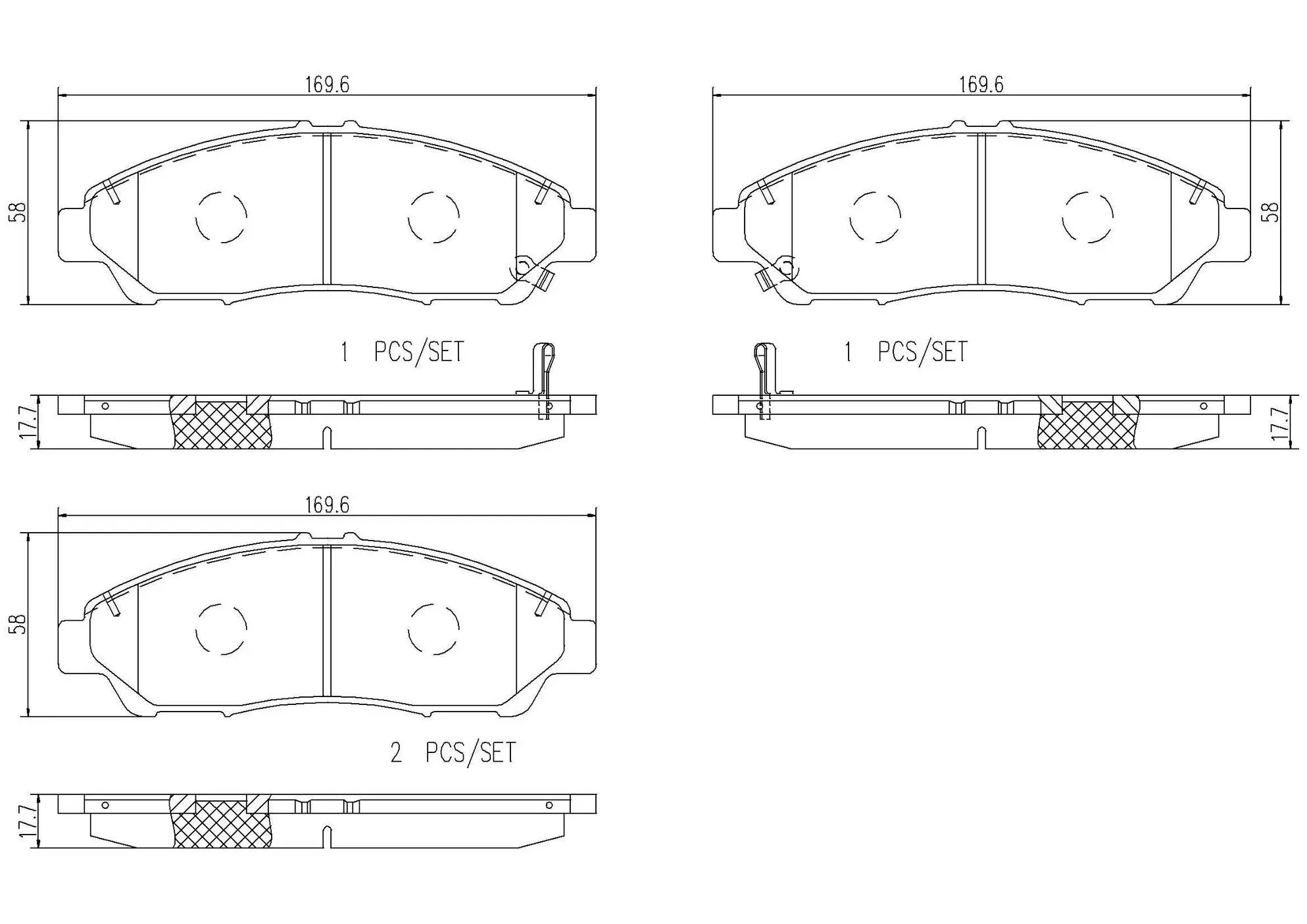 Disc Brake Pad Set miniature 4