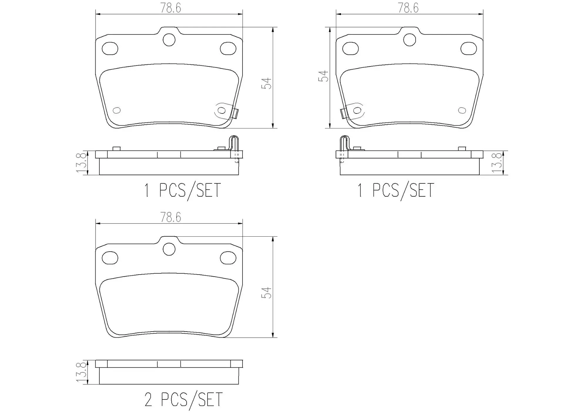 Disc Brake Pad Set miniature 4