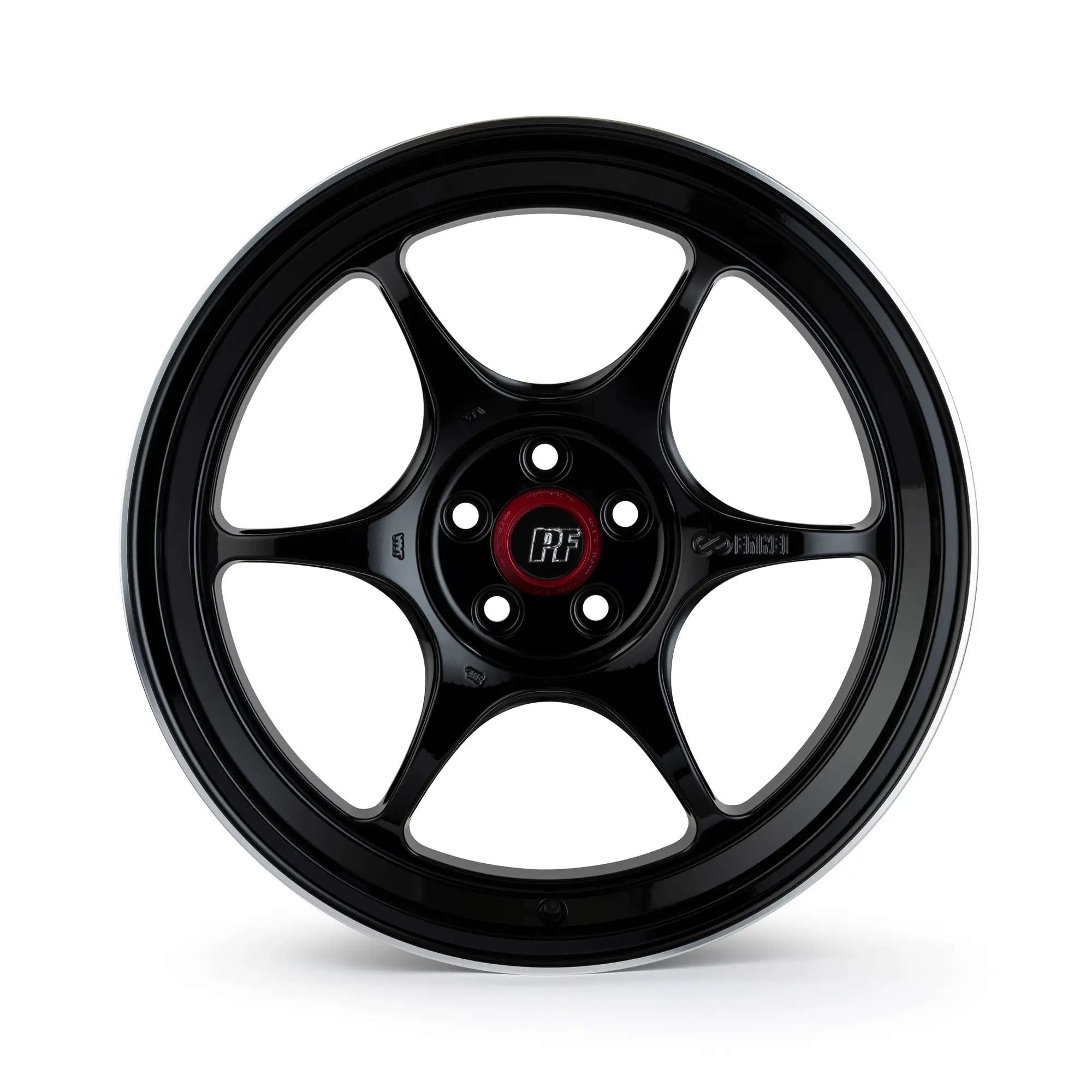 Enkei PF06 17X7 4X100 ET 38mm Machined Black thumbnail 2
