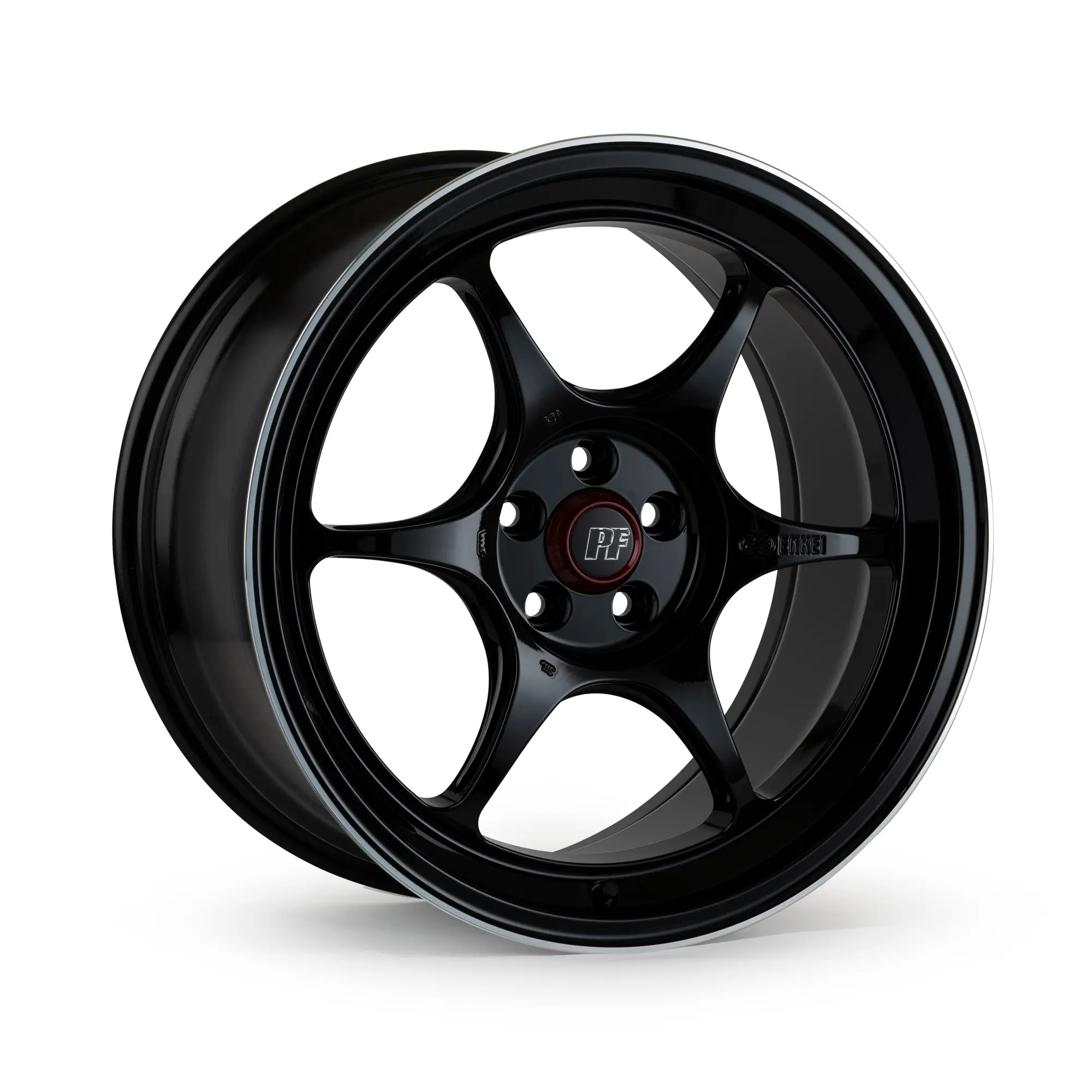 Enkei PF06 17X7 4X100 ET 38mm Machined Black