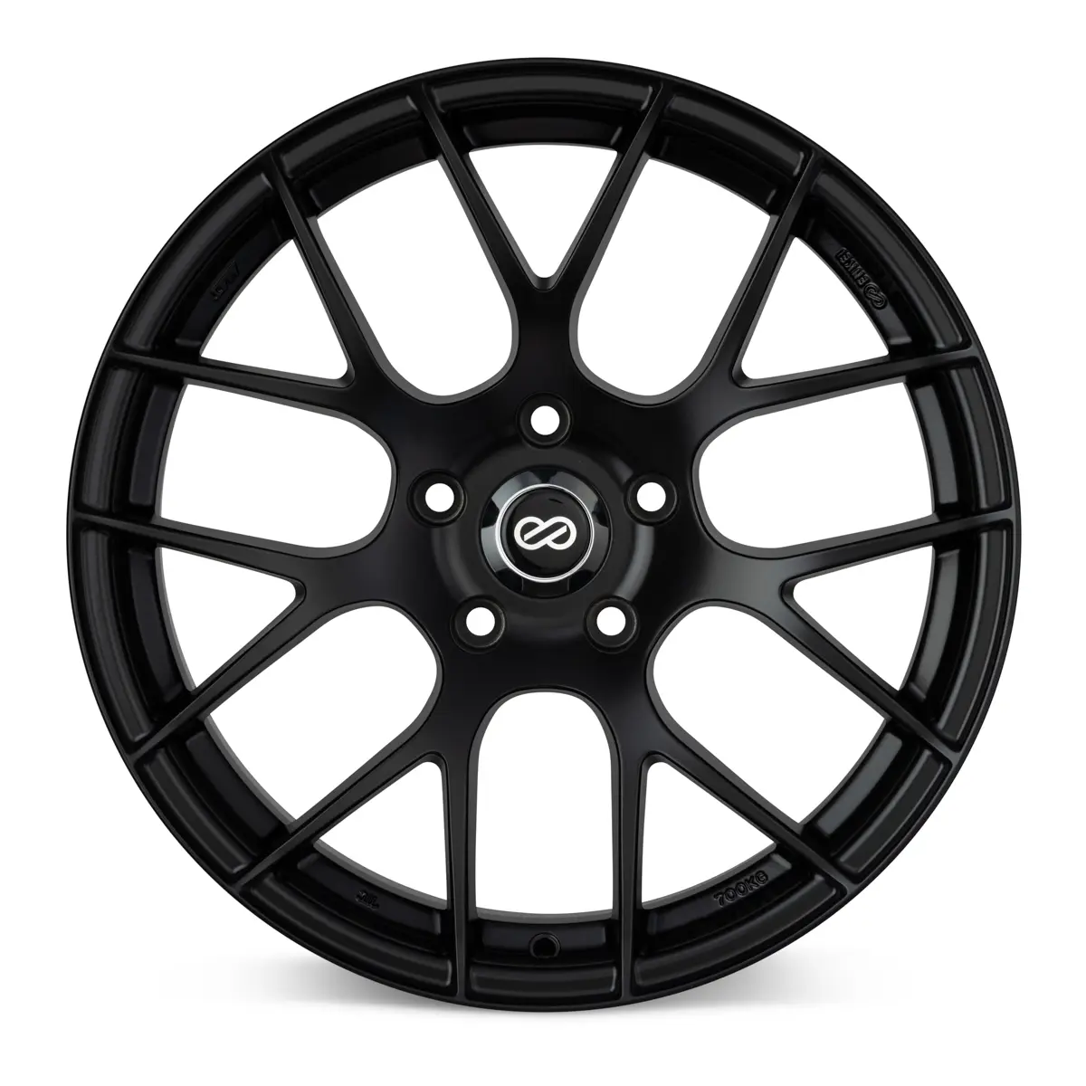 Enkei Raijin 19X8 5X112 ET 45mm Matte Black miniature 2