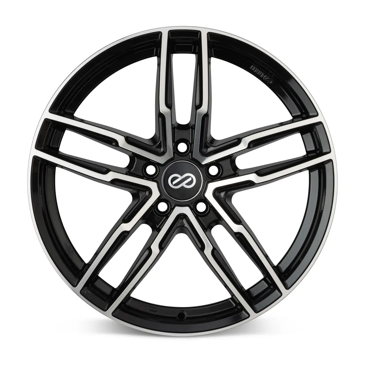 Enkei SS05 17X7.5 5X100 ET 45mm Black Machined thumbnail 2