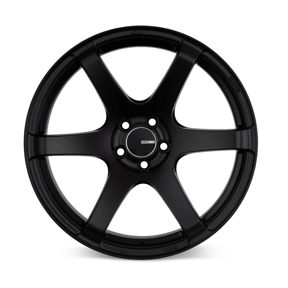 Enkei T6S 17X8 5X112 ET 45mm Matte Black thumbnail 2