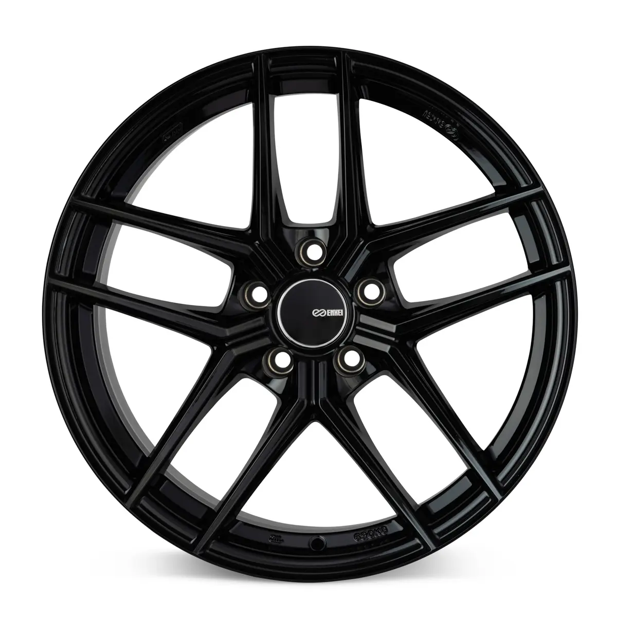 Enkei TY-5 19X8 5X112 ET 45mm Gloss Black miniature 2