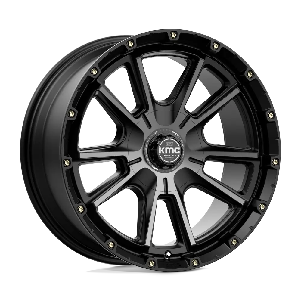 KMC KM100 Sync 20X9 6X135 ET 18mm Satin Black With Gray Tint