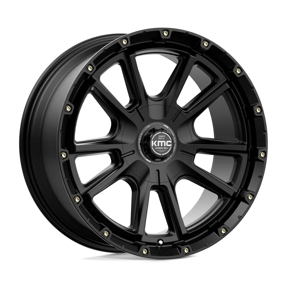 KMC KM100 Sync 20X9 6X114.3 / 6X139.7 ET 18mm Satin Black