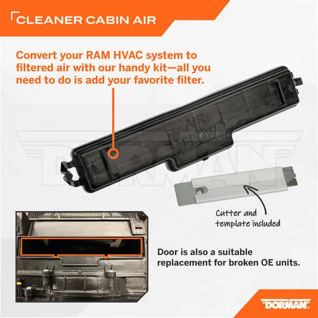 Dorman - OE Solutions Cabin Air Filter Cover thumbnail 5