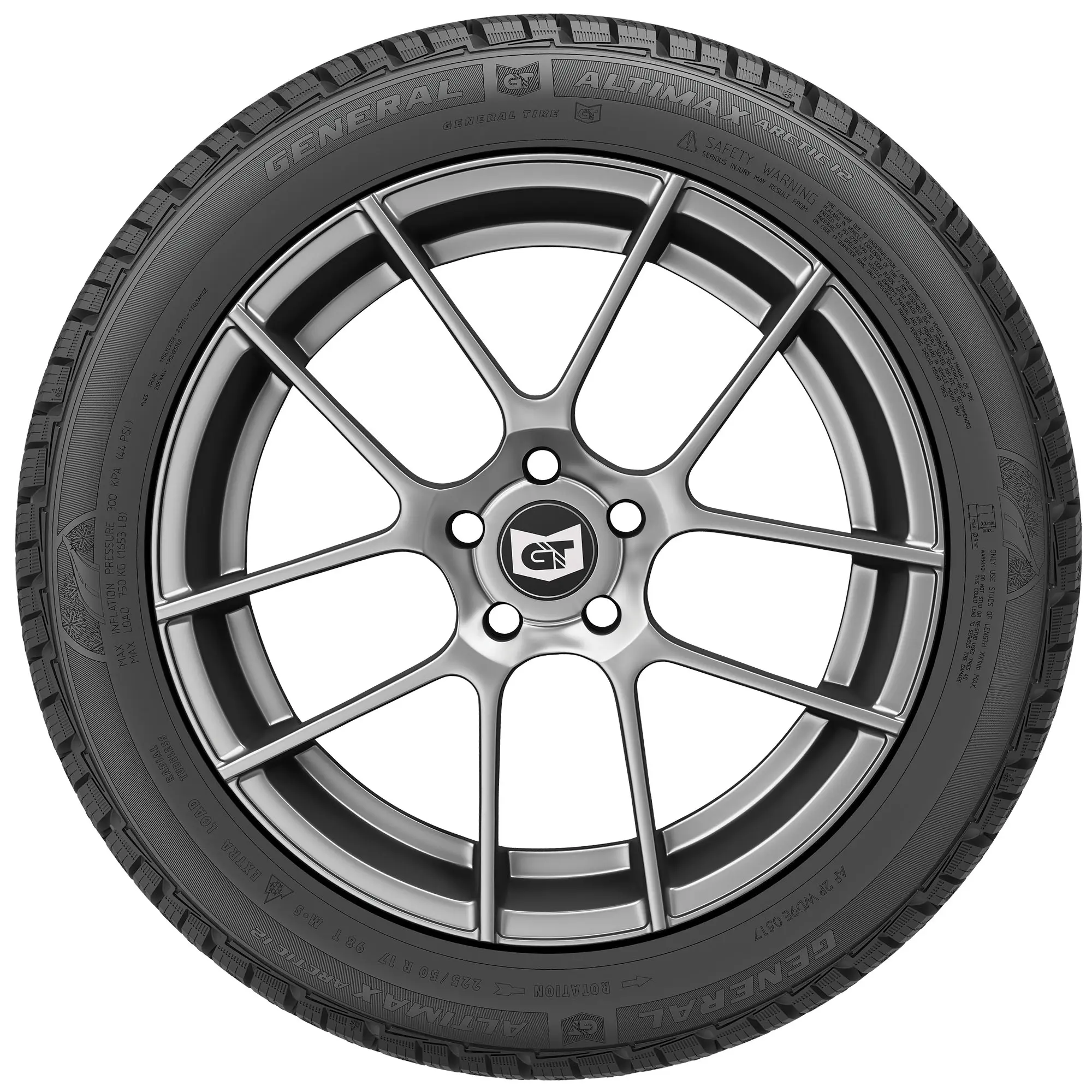 185/65R14 General Tire & Rubber Altimax Arctic 12 Studded 90T thumbnail 2