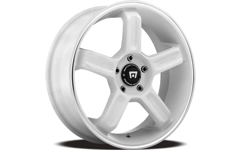 Motegi MR122 18X8 5X114.3 / 5X120.65 ET 35mm White Machined