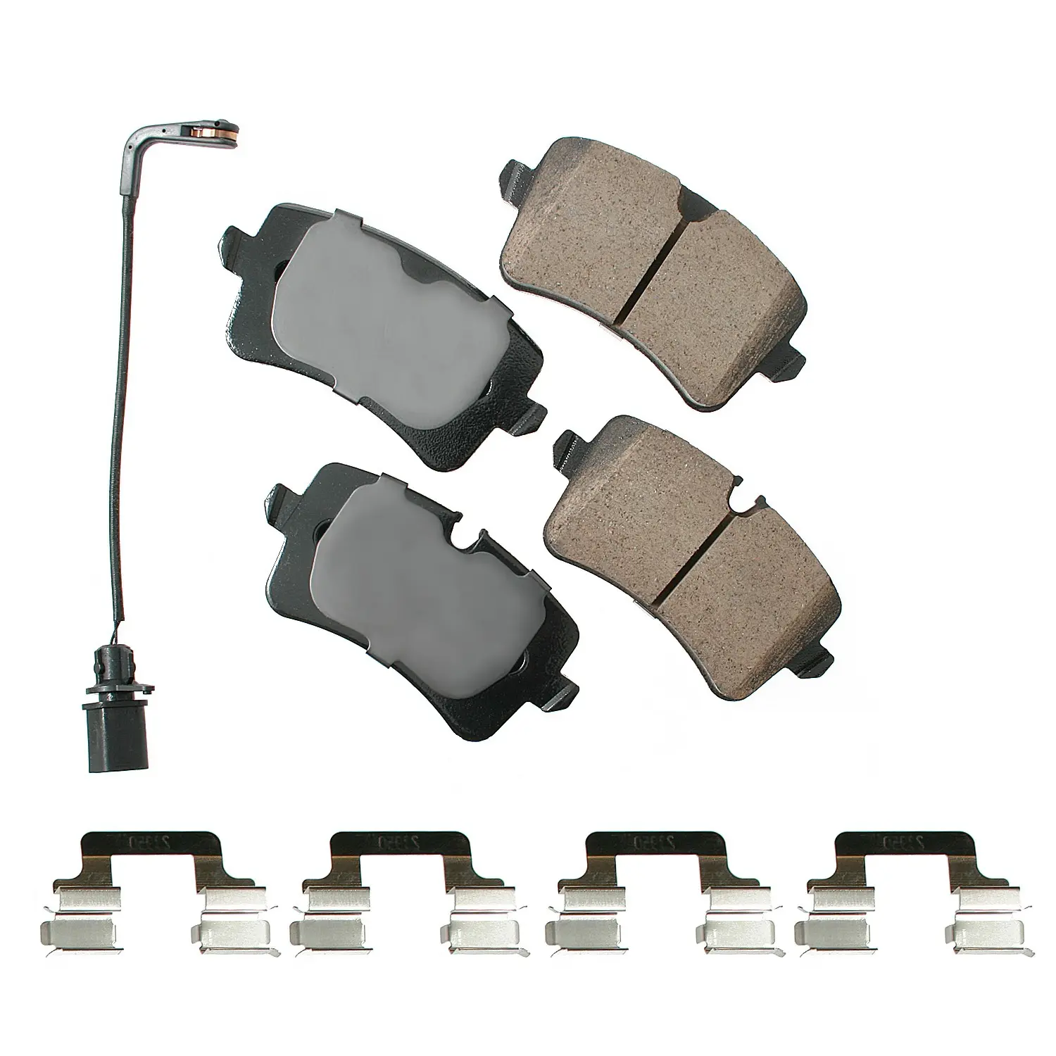 Akebono Euro Ultra Premium Ceramic Disc Brake Pad Set - main product image
