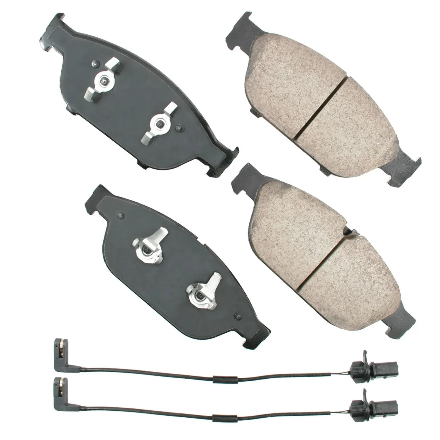 Akebono Euro Ultra Premium Ceramic Disc Brake Pad Set - main product image