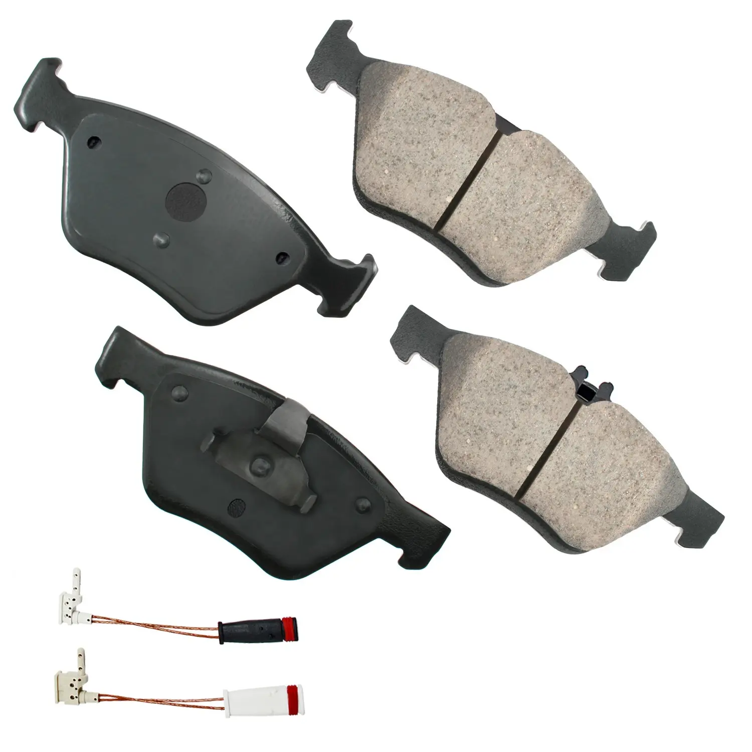 Akebono Euro Ultra Premium Ceramic Disc Brake Pad Set - main product image
