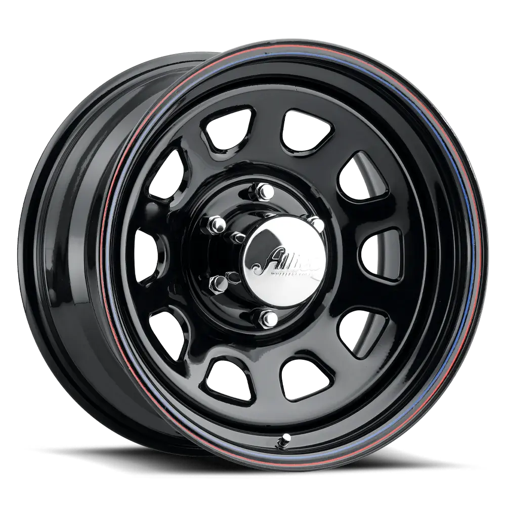 Allied 51 Black Daytona 15X8 5X114.3 ET 6mm Black miniature 2