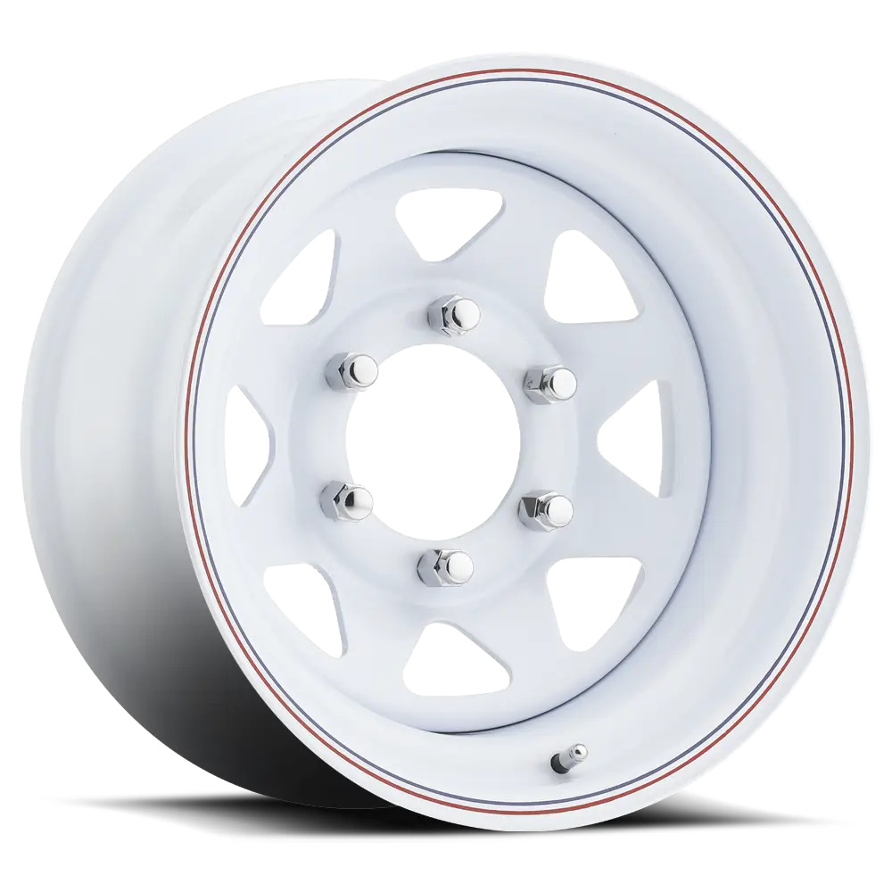 AWC 80-8 Spoke 15X7 8X165.1 ET 0mm White - image principale du produit