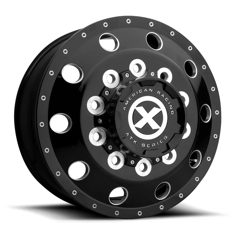 ATX AO400 Baja 24.5X8.25 10X285.75  144mm Gloss Black Milled - Front - image principale du produit